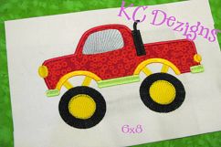 Monster Truck Machine Applique Embroidery Design Product Image 2
