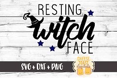 Resting Witch Face - Halloween SVG File Product Image 2