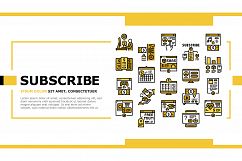 Subscription Content Landing Header Vector Product Image 1