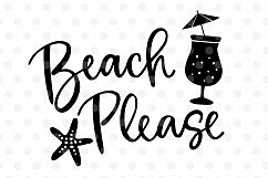 Beach Please SVG, EPS, PNG, DXF Product Image 2