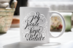 White coffee mug mockup, cup template 11oz mug mock up , rustic PSD smart morning mockup Product Image 3