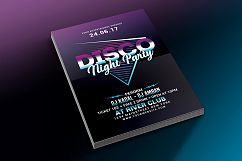 Disco Night Party Flyer Product Image 2