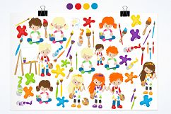 Little Artists graphics and illustrations Product Image 2