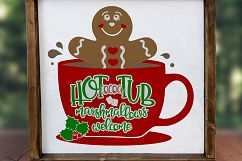 Christmas Gingerbread Bundle of 4 SVG Cut Files LL2 Product Image 2