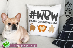 Wiggle Butt Wednesday WBW SVG Product Image 1