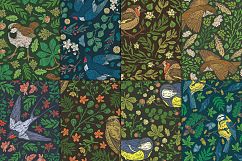 Small Urban Birds patterns Product Image 9