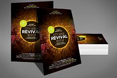 City Wide Revival Church Flyer Product Image 3