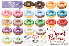 Donut Watercolor Illustrations Product Image 2