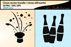 Circus SVG bundle, Circus silhouette vector, circus vector Product Image 2