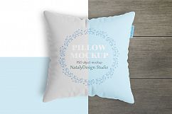 Square pillow mockup. Product mockup. Product Image 4