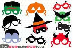 Halloween Monsters props kids masks bundle svg 6p Product Image 1