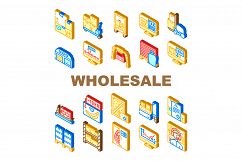 Wholesale Service Collection Icons Set Vector Product Image 1