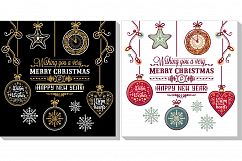 Christmas template. Big bundle. 30 greeting card. Christmas invitation. Xmas flyer Product Image 5