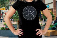 Women&#039;s Black Tshirt Mockup Bundle Product Image 4
