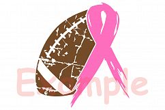 Football Tackle Breast Cancer Svg Awareness ribbon svg 1028s Product Image 4