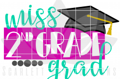 Miss 2nd Grade Grad SVG Product Image 2