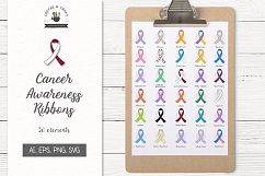 Cancer Awareness Ribbons Product Image 1