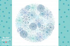 Snowflakes.Winter pattern. Product Image 7
