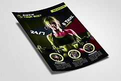 Fitness &amp; Body Building Flyer Product Image 2