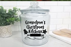 Christmas SVG Cut File - Grandma&#039;s Kitchen SVG DXF PNG EPS Product Image 9