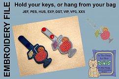 ITH Refreshing Drink Key Fob - Embroidery Design Product Image 2