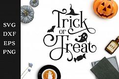 Trick or Treat Halloween SVG Cut File Product Image 1