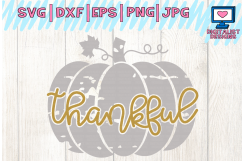 thankful SVG | pumpkin SVG | Thanksgiving SVG Product Image 2