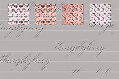 16 Thank You Pattern In Pink and Rosegold Digital Papers Product Image 8