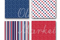 Patriotic Digital Paper Product Image 4