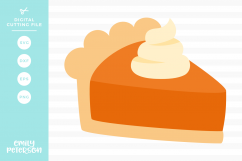 Pumpkin Pie SVG DXF EPS PNG Product Image 1
