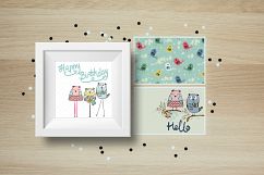 Cute owls. Kit. Product Image 3