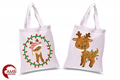 Santa&#039;s Baby Reindeer clipart, graphics, illustrationsAMB-1558 Product Image 5
