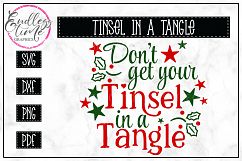 Don&#039;t Get Your Tinsel in a Tangle- Christmas SVG Product Image 1