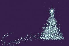 Glowing Christmas Trees Clipart Product Image 7