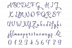 Cross Stitch Alphabet Pattern - Alph97 Product Image 2