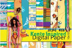 Kente Digital Paper Product Image 3