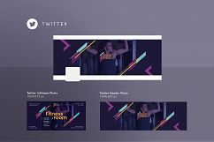 Fitness Workout Gym Training Design Templates Bundle Product Image 16