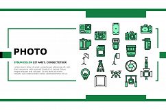 Photography Device Landing Header Vector Product Image 1