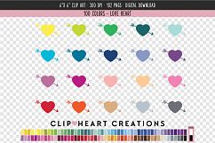 Love Heart Clip Art - 100 Clip Art Graphics Product Image 1