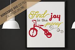Find Joy In The Journey SVG Cut File Product Image 1
