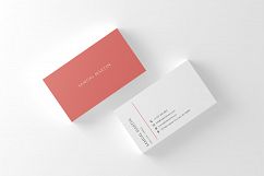 Beautiful Simple Classy Modern Business Card Product Image 2