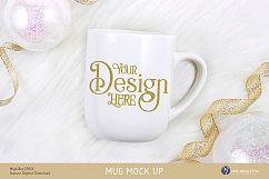 White Mug Mock up for New Year, Holiday, Celebration Product Image 1