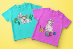 Cute llamas. Vector doodles mini set. Product Image 4