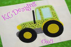 Tractor Machine Applique Embroidery Design Product Image 2
