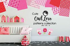 OWL-LOVE , digital papers Product Image 1