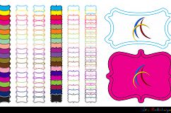 Label clipart bundle / digital label clipart bundle / frames bundle / high quality frames / digital frames clip art / label clipart Product Image 2