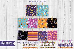 Halloween Friends Clip Art, Patterns, &amp; SVG Cutting Files Product Image 5