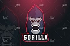 Gorilla Esports Mascot Logo Design Product Image 1