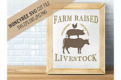 Farm Raised Livestock svg Product Image 1