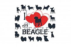 I Love My Small Breeds Embroidery Bundle Set of 16 Designs Product Image 1
